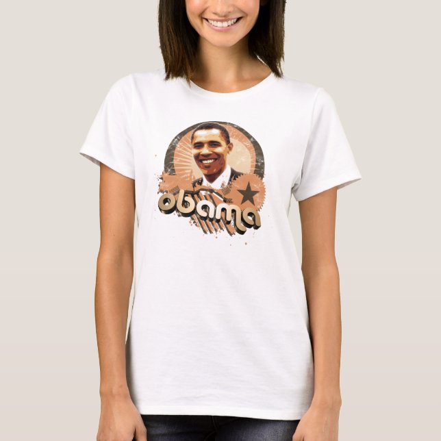 T-shirt Or d'Obama (Devant)