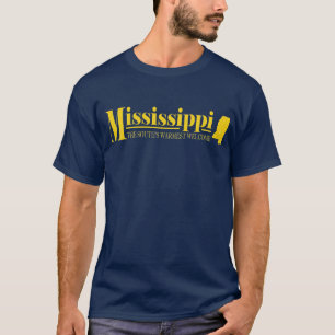 T-shirt Or du Mississippi