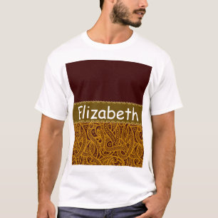 T-shirt Or et Bourgogne