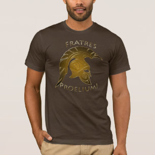 T-shirt Or grec Trojan de bronze de guerrier de bataille