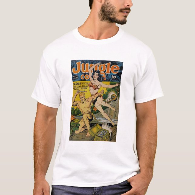 T-shirt Or - Joyau - Jungle - Roi de la jungle (Devant)