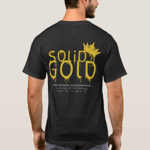 T-shirt OR MASSIF : 17-18 logo officiel sur le noir