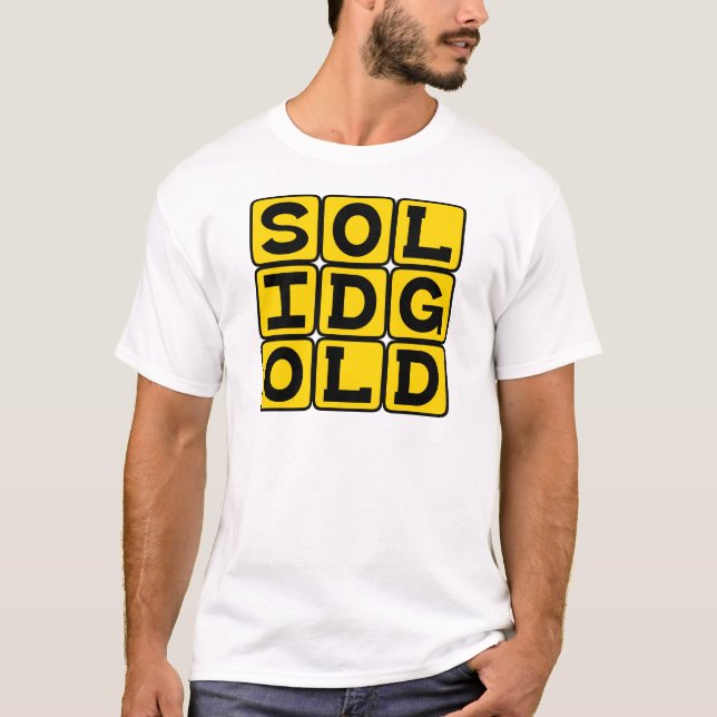 T-shirt Or Massif, Mème Internet (Devant)