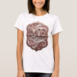 T-shirt Or mé ME EST 1978 conception personnalisée