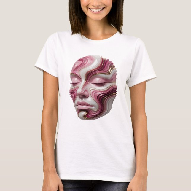 T-shirt Or Or ABSTRACT ART Design Moderne (Devant)