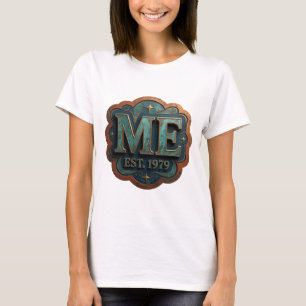 T-shirt Or Or Artistic ME EST 1979 Design Moderne