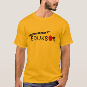 T-shirt or pour éducateur le plus grand du monde
