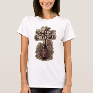 T-shirt Or Pourquoi Ouvrir Un Livre Quand Vous Pouvez Ouvr