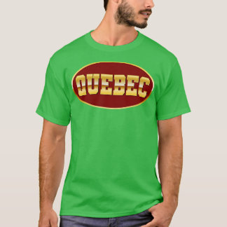 T-shirt Or Québec