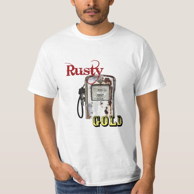 T-shirt Or rouillé (Devant)
