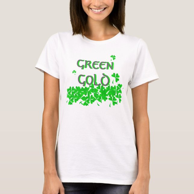 T-shirt Or vert (Devant)