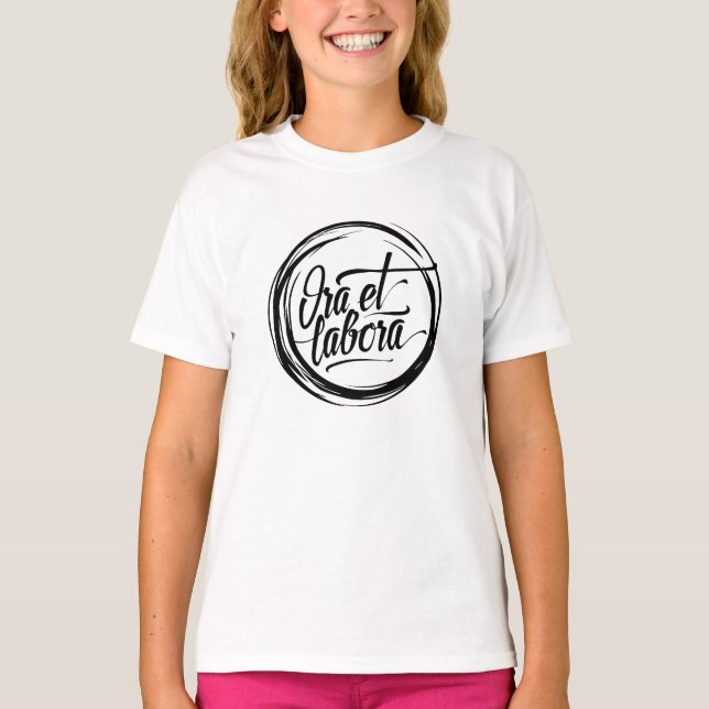 T-shirt Ora et labora (Devant)