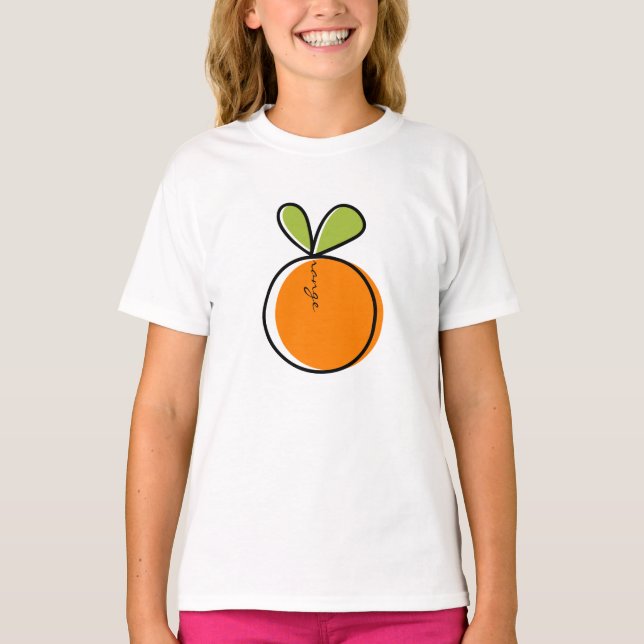 T-shirt orange (Devant)