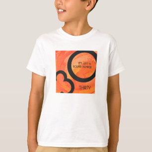 T-shirt Orange 30 décades Anniversaire