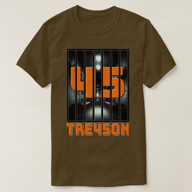T-shirt Orange 45 TRE45ON (Design devant)