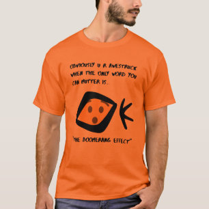 T-shirt Orange 'Awestruck' Boomerangé
