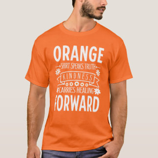 T-shirt Orange Chemise Jour Kindness Carrie Guérison