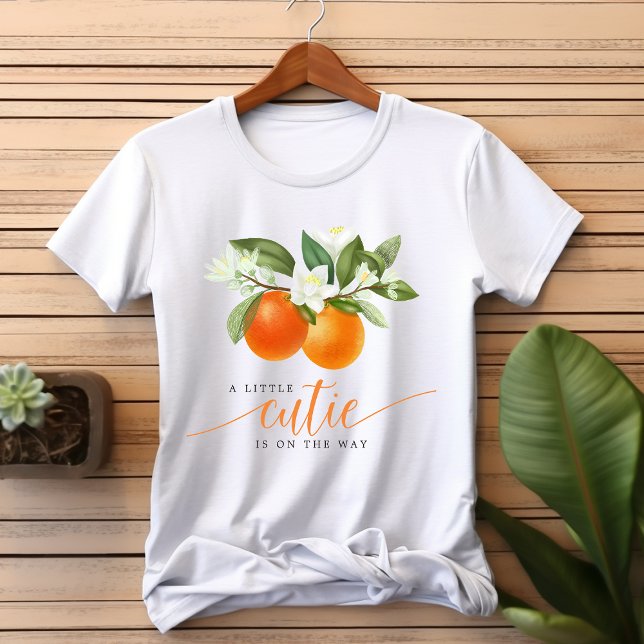 T-shirt Orange Citrus Little Cutie Sur Le Chemin Baby show (Créateur téléchargé)