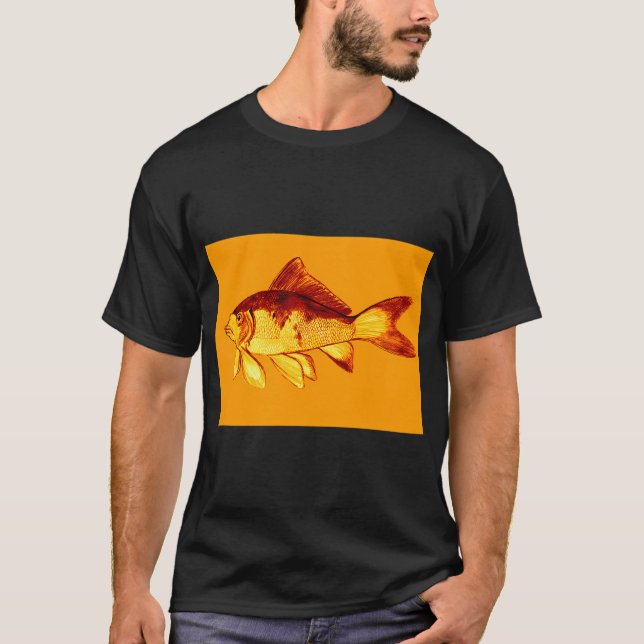T-shirt Orange Comète (Devant)
