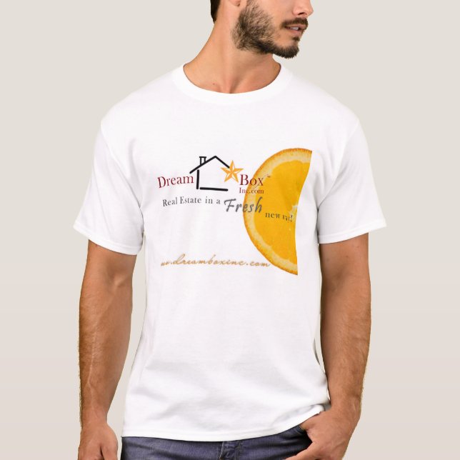 T-shirt orange de DreamBox, Inc. (Devant)