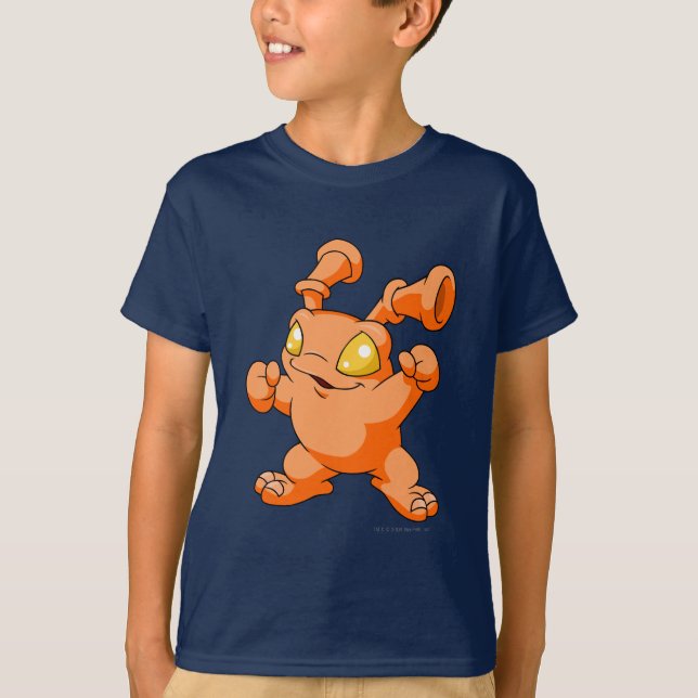 T-shirt Orange de Grundo (Devant)