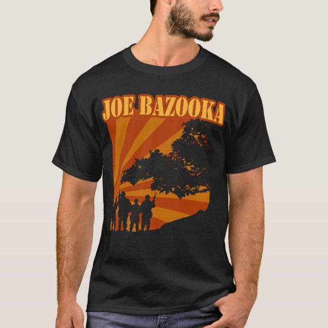 T-shirt Orange de JB 1 sur le noir (Devant)