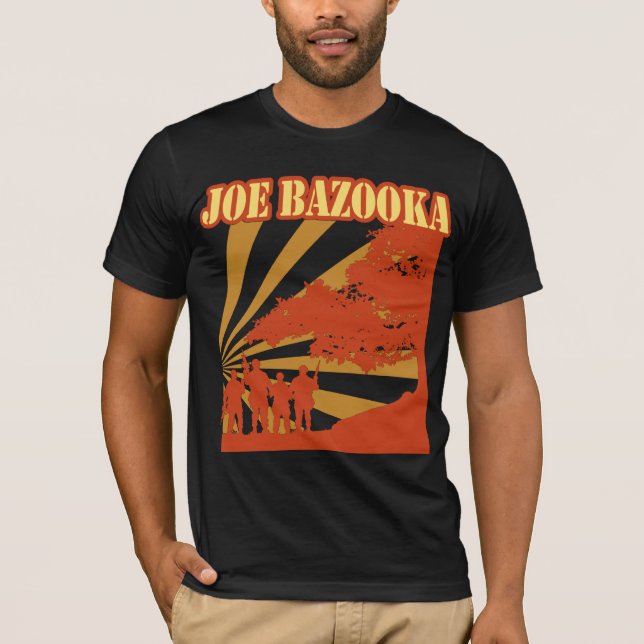T-shirt Orange de JB 2 sur le noir (Devant)