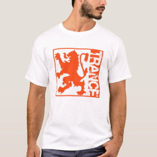 T-shirt Orange de lion de transe