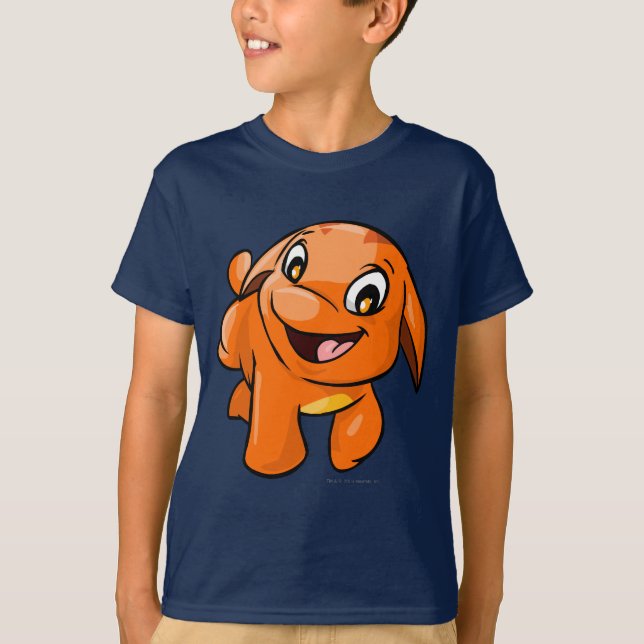T-shirt Orange de Poogle (Devant)