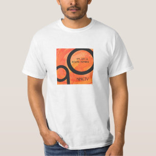 T-shirt Orange Décennie 90e anniversaire