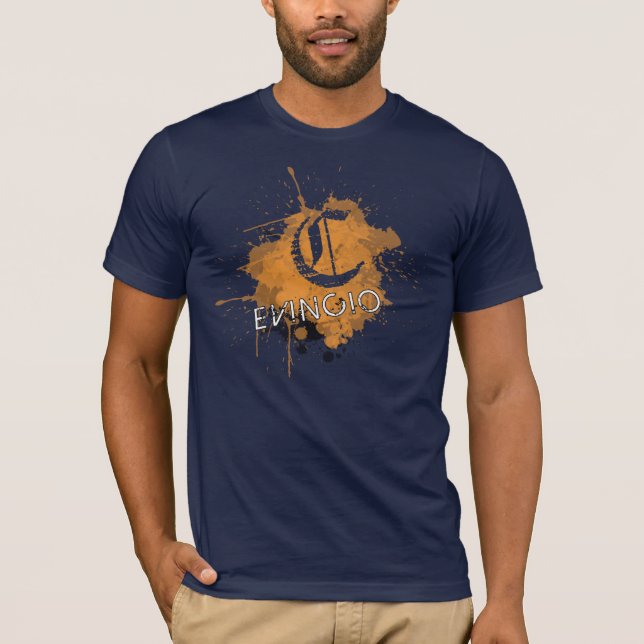 T-shirt Orange d'Evincio (Devant)