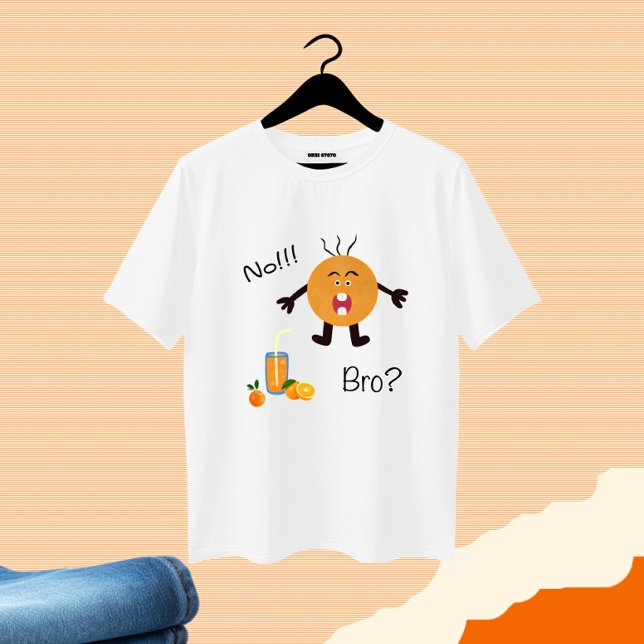 T-shirt Orange drôle (Créateur téléchargé)