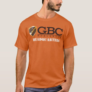T-shirt orange du siège de GBC