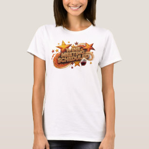 T-shirt Orange ÉCLATÉ RENCONTRE VIN PROGRAMMÉE Texte 3D Ar