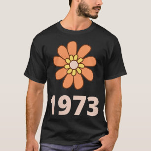 T-shirt Orange Flower Super Pro Choice 1973 Pro Choice Fe