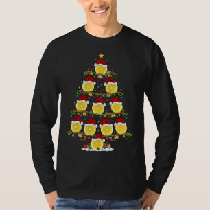 T-shirt Orange Fruit Lover Lights Xmas
