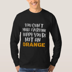 T-shirt Orange Fruits Chat Chien Vin Jeux de Boisson