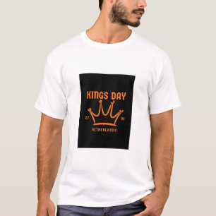T-Shirt Orange Homme Jour des Rois 2026 Pays-Bas K