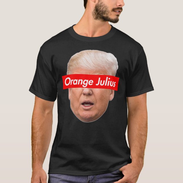 T-shirt orange Julius Essential (Devant)