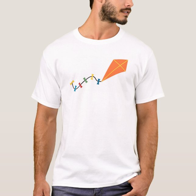 T-shirt Orange Kite (Devant)