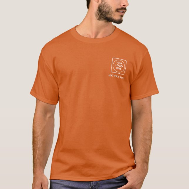 T-Shirt Orange Logo Avant Arrière Pro Staff (Devant)