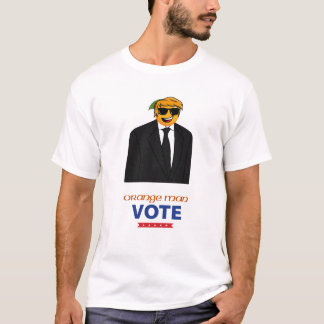 T-shirt Orange Man Élections Etats-Unis Design politique