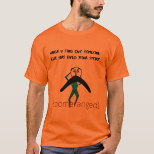 T-shirt Orange 'My Story' Tee Boomerangé
