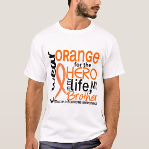 T-shirt Orange pour la sclérose en plaques de millisecond