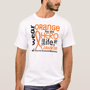 T-shirt Orange pour la sclérose en plaques de millisecond