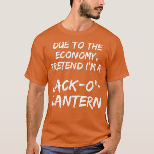 T-shirt Orange prétend que je suis une Jack-o'-lantern Eas