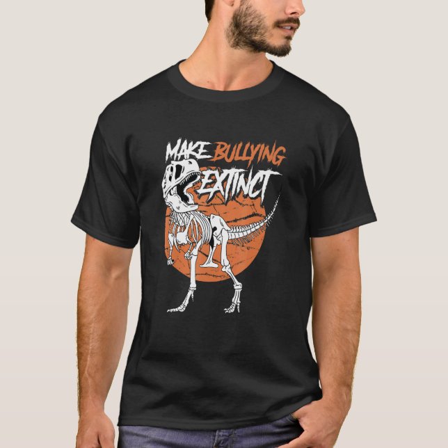 T-shirt Orange Unity Day 2022 Anti Bullying Make Bullying  (Devant)