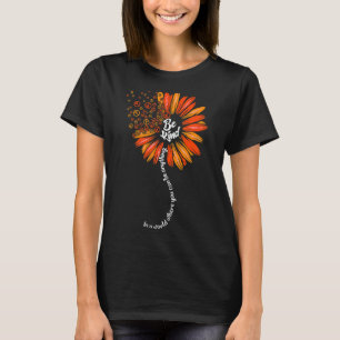 T-shirt Orange Unity Day Be Kind Anti Bulbing Tie Dye Sun