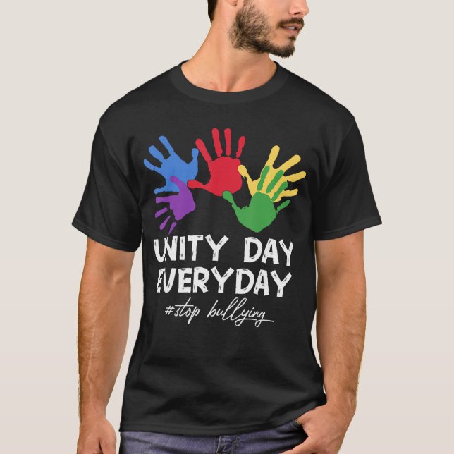 T-shirt Orange Unity Day Everyday Bullying Prevention Awar (Devant)