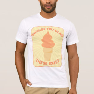 T-shirt Orange You Glen Frozen Whip Design